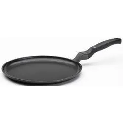 Crepiera Alluminio antiaderente (28cm) INDUCTION soft touch Nero 106IN 28TP - immagine 1