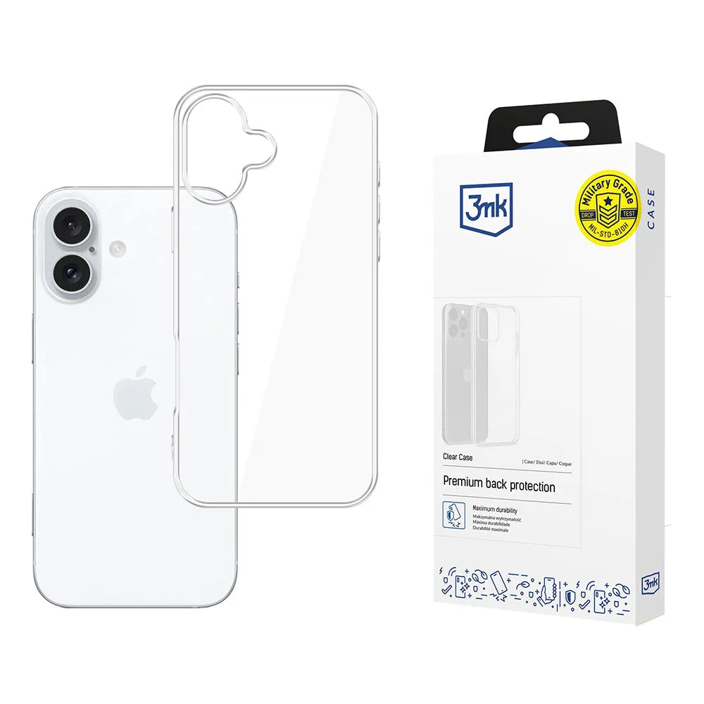 Custodia per Apple iPhone 17, 3MK, Clear, Trasparente - immagine 1