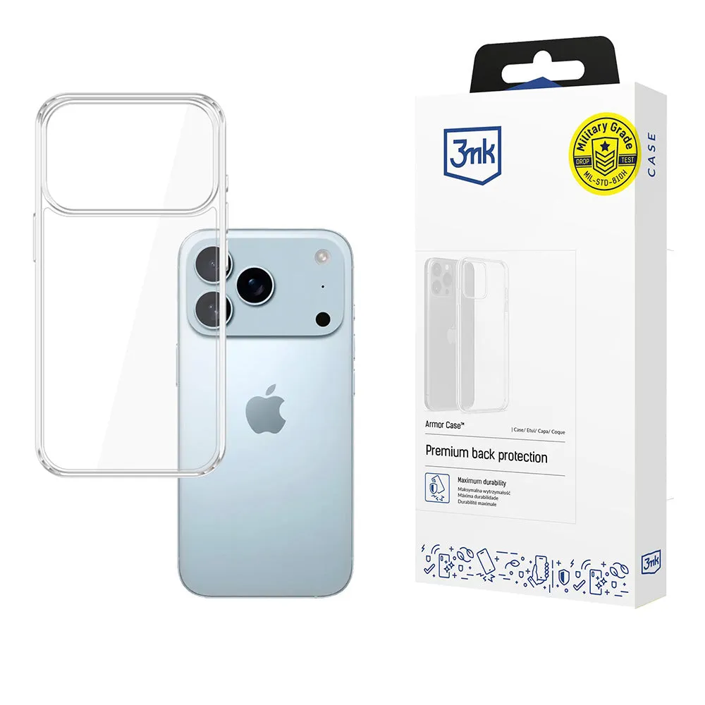 Custodia per Apple iPhone 17 Pro, 3MK, Armor, Trasparente - immagine 1