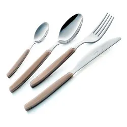 Set posate tavola 24 pz Inox 18/0 CROMO Cromo lucido P13BCM 408 - immagine 1