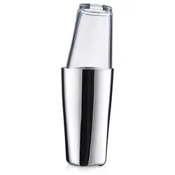 Shaker con bicchiere inox (500ml) BOSTON Cromo lucido 4165050 - immagine 1