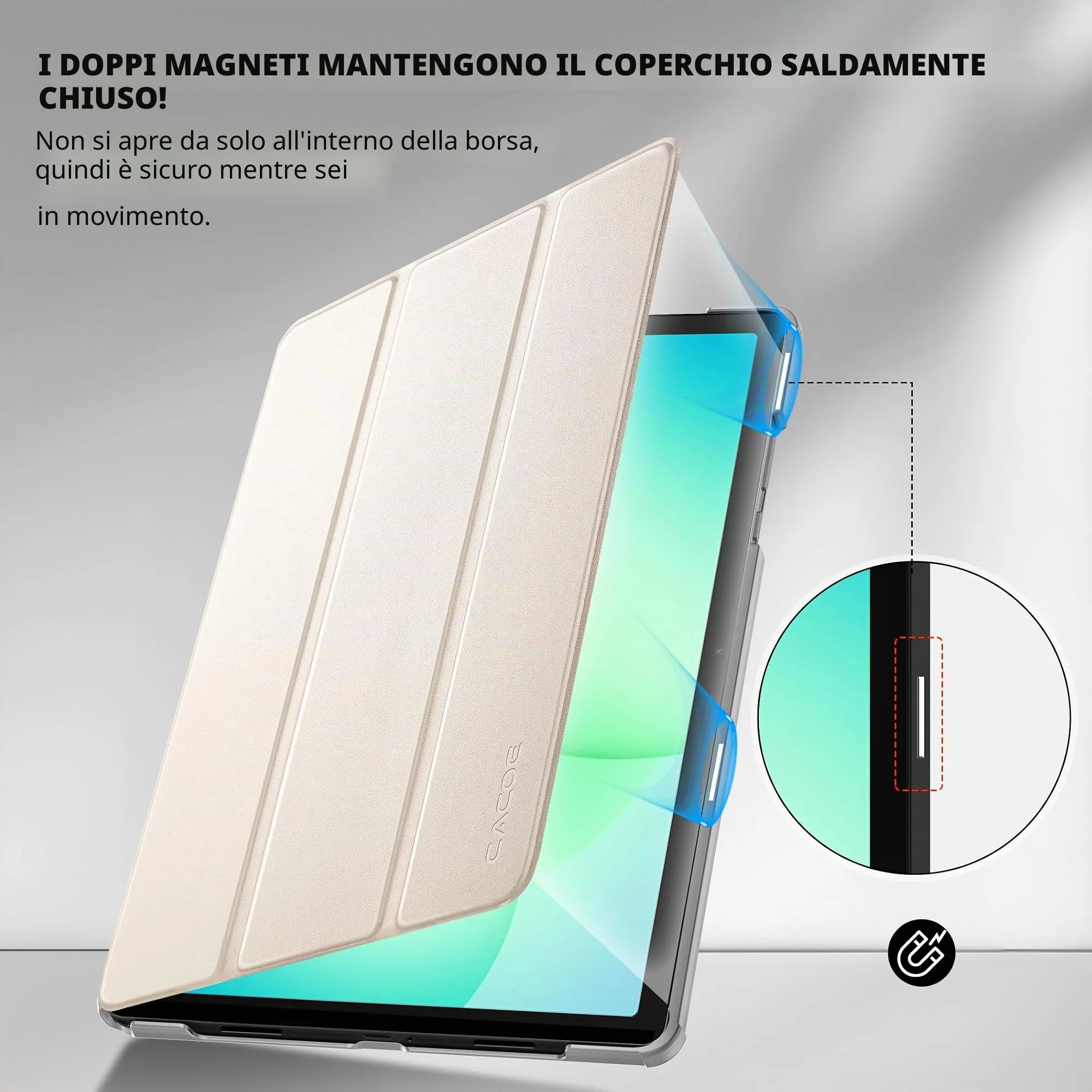 CACOE Cover Compatibile con Samsung Galaxy Tab A11+ Plus / A9+ 11 2025 - immagine 4