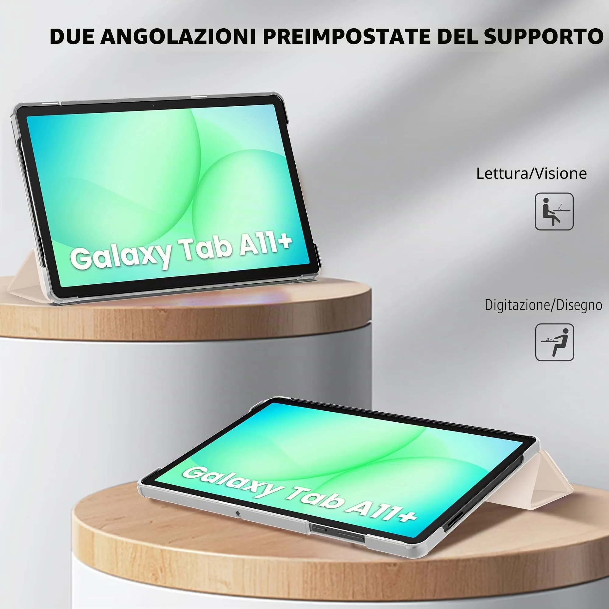 CACOE Cover Compatibile con Samsung Galaxy Tab A11+ Plus / A9+ 11 2025 - immagine 8