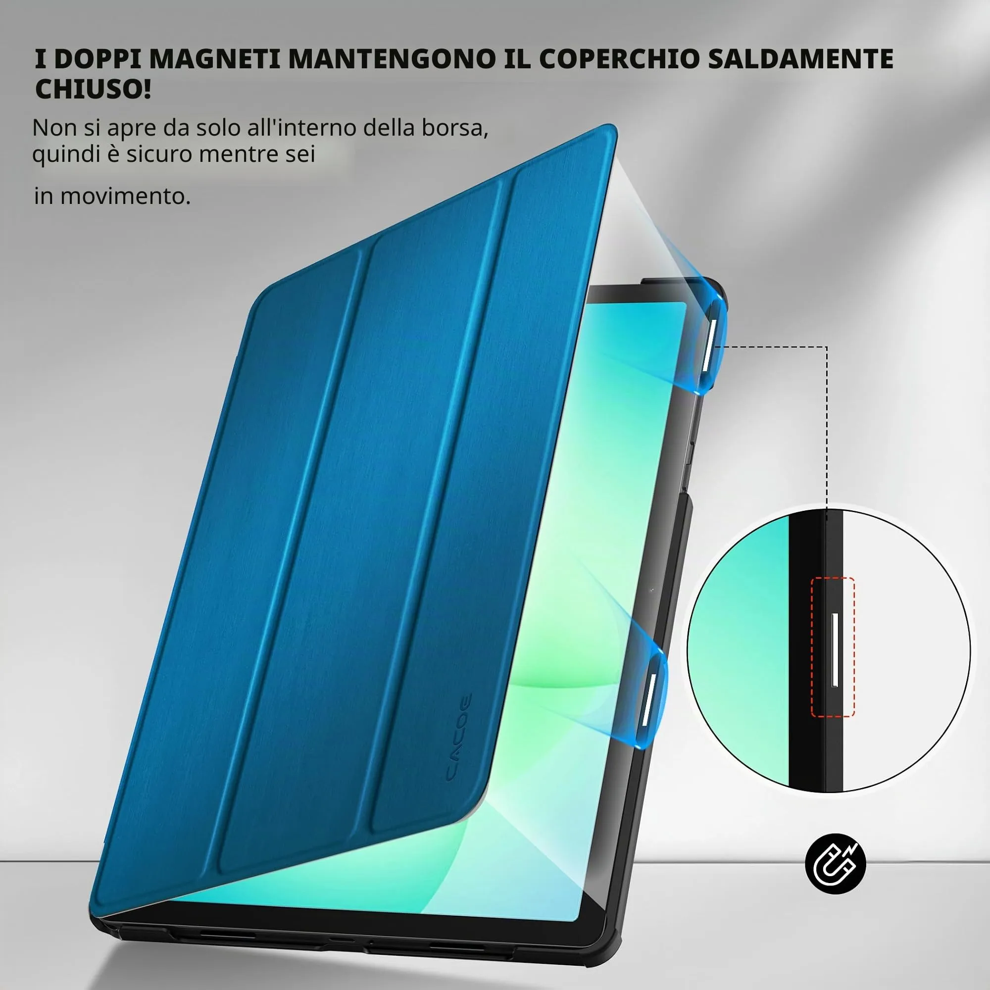 CACOE Cover Compatibile con Samsung Galaxy Tab A11+ Plus / A9+ 11 2025 - immagine 4