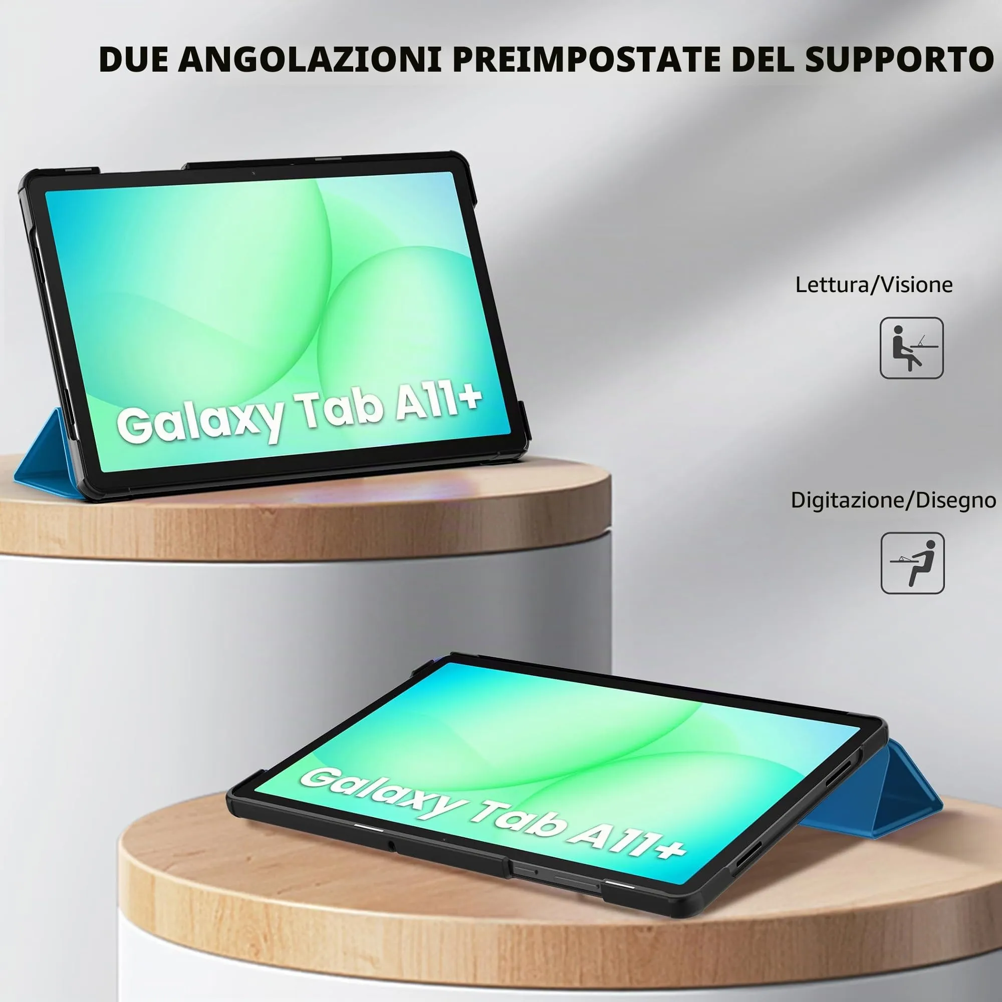 CACOE Cover Compatibile con Samsung Galaxy Tab A11+ Plus / A9+ 11 2025 - immagine 7