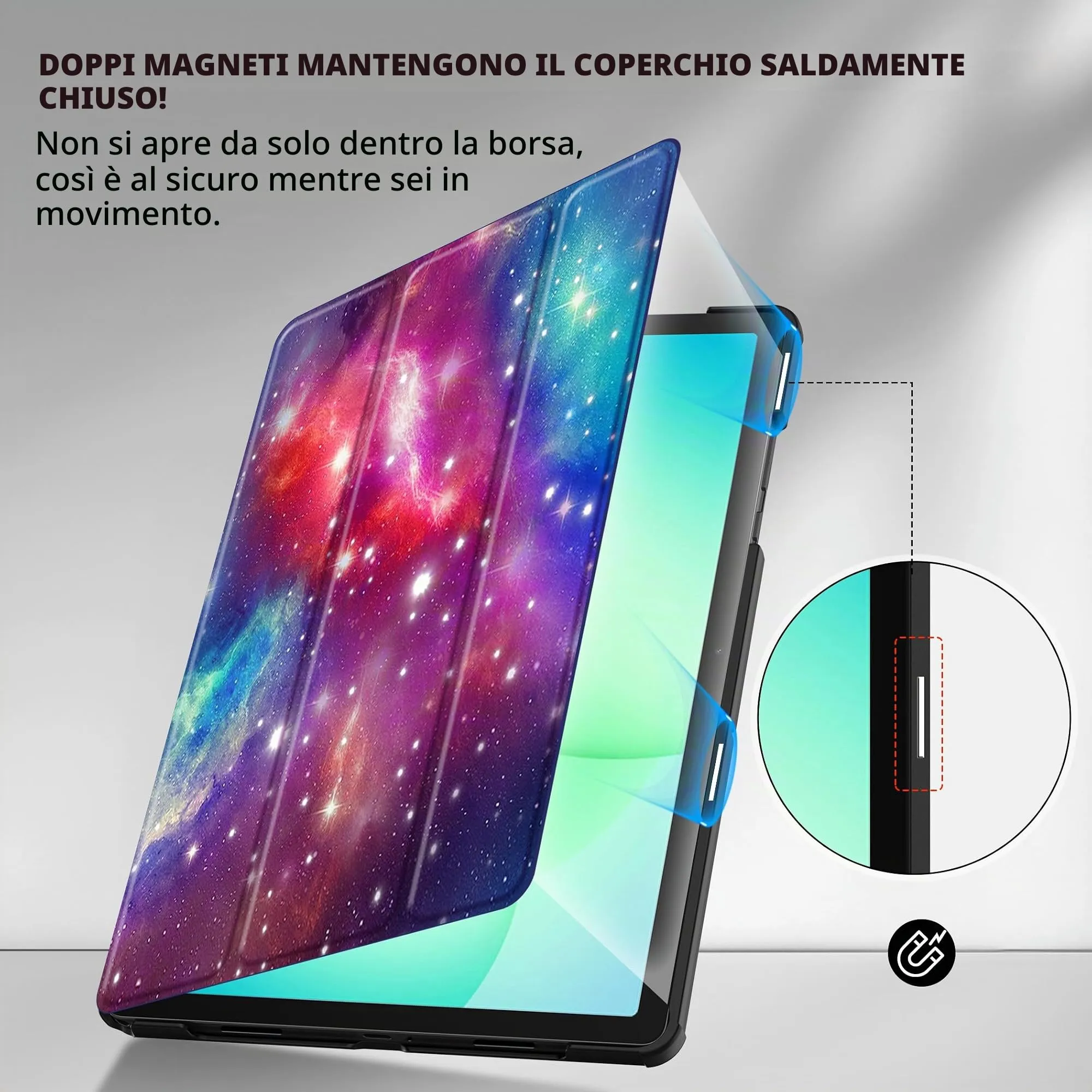 CACOE Cover Compatibile con Samsung Galaxy Tab A11+ Plus / A9+ 11 2025 - immagine 4
