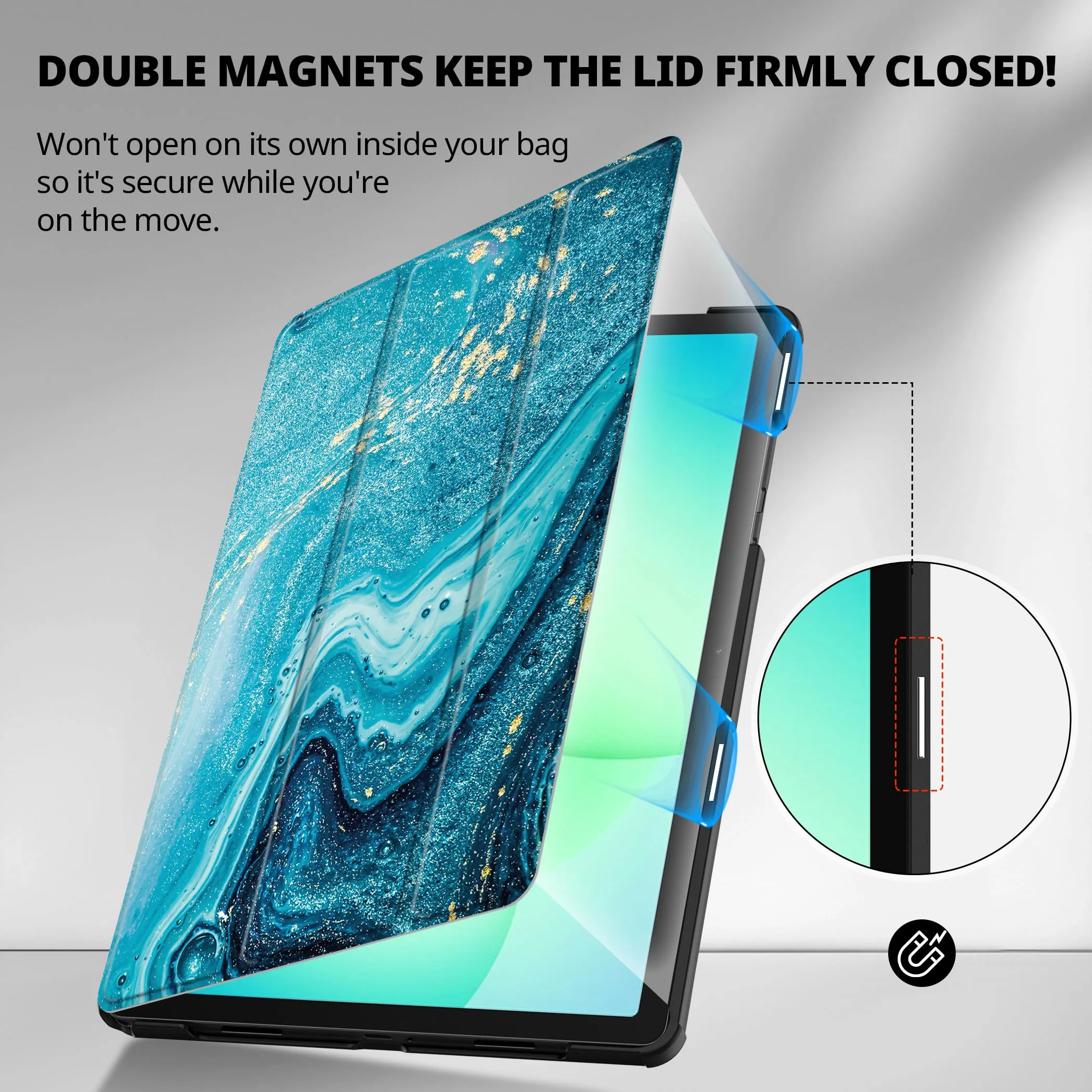 CACOE Cover Compatibile con Samsung Galaxy Tab A11+ Plus / A9+ 11 2025 - immagine 3