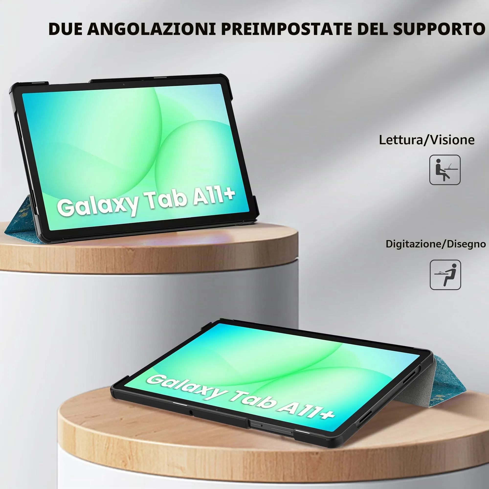 CACOE Cover Compatibile con Samsung Galaxy Tab A11+ Plus / A9+ 11 2025 - immagine 7