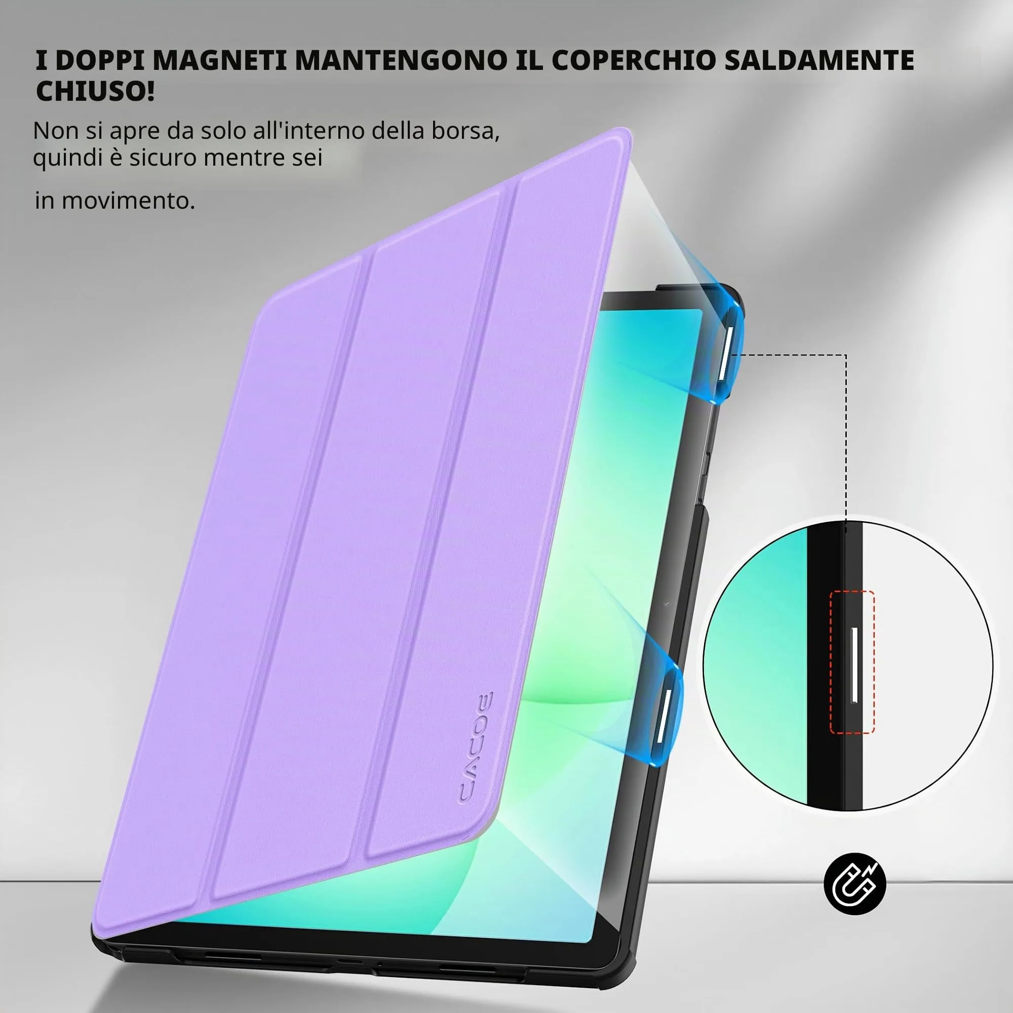 CACOE Cover Compatibile con Samsung Galaxy Tab A11+ Plus / A9+ 11 2025 - immagine 4