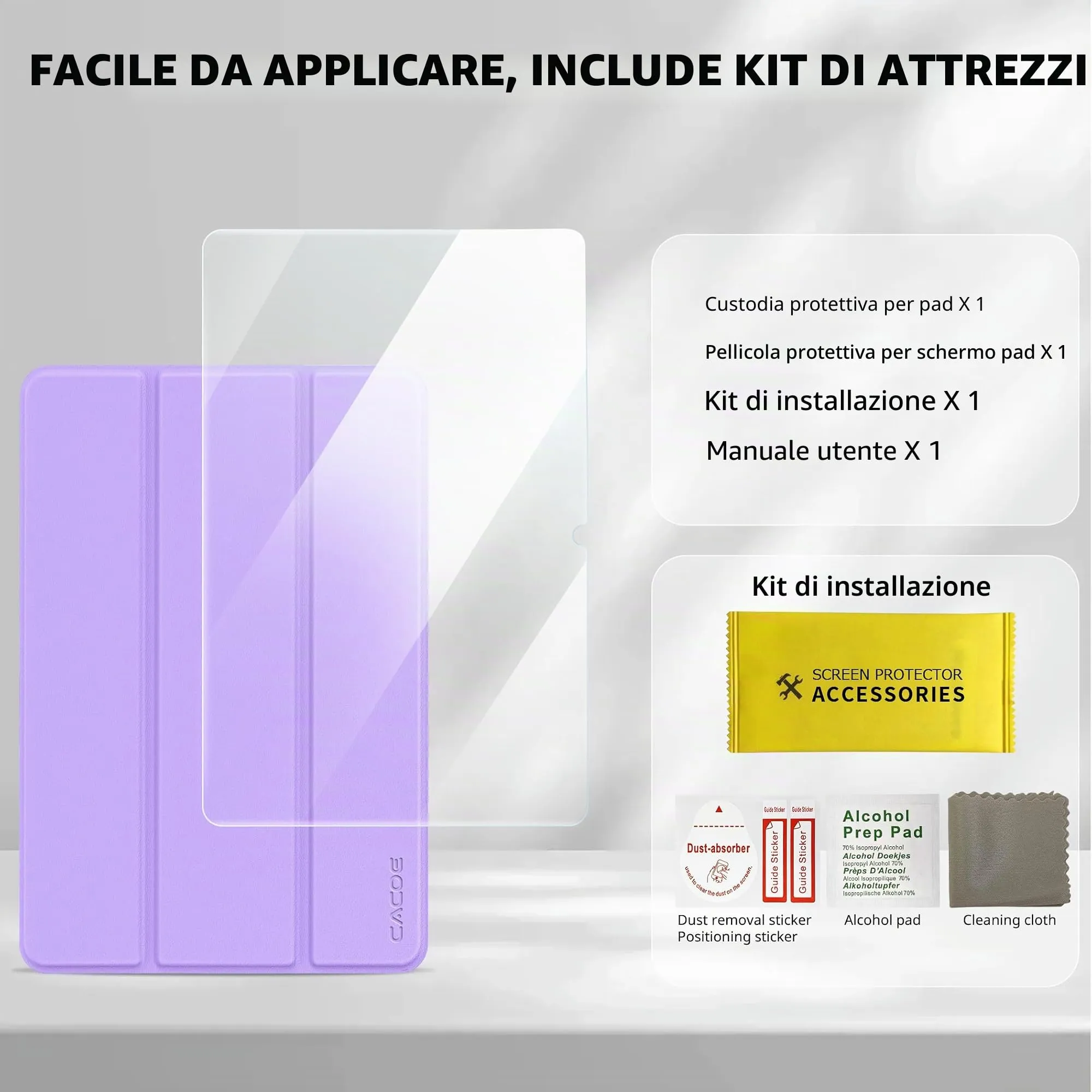 CACOE Cover Compatibile con Samsung Galaxy Tab A11+ Plus / A9+ 11 2025 - immagine 7