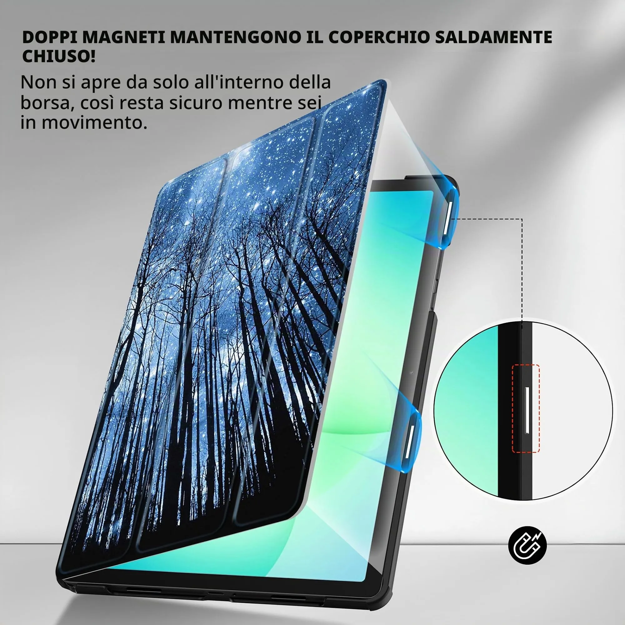 CACOE Cover Compatibile con Samsung Galaxy Tab A11+ Plus / A9+ 11 2025 - immagine 4