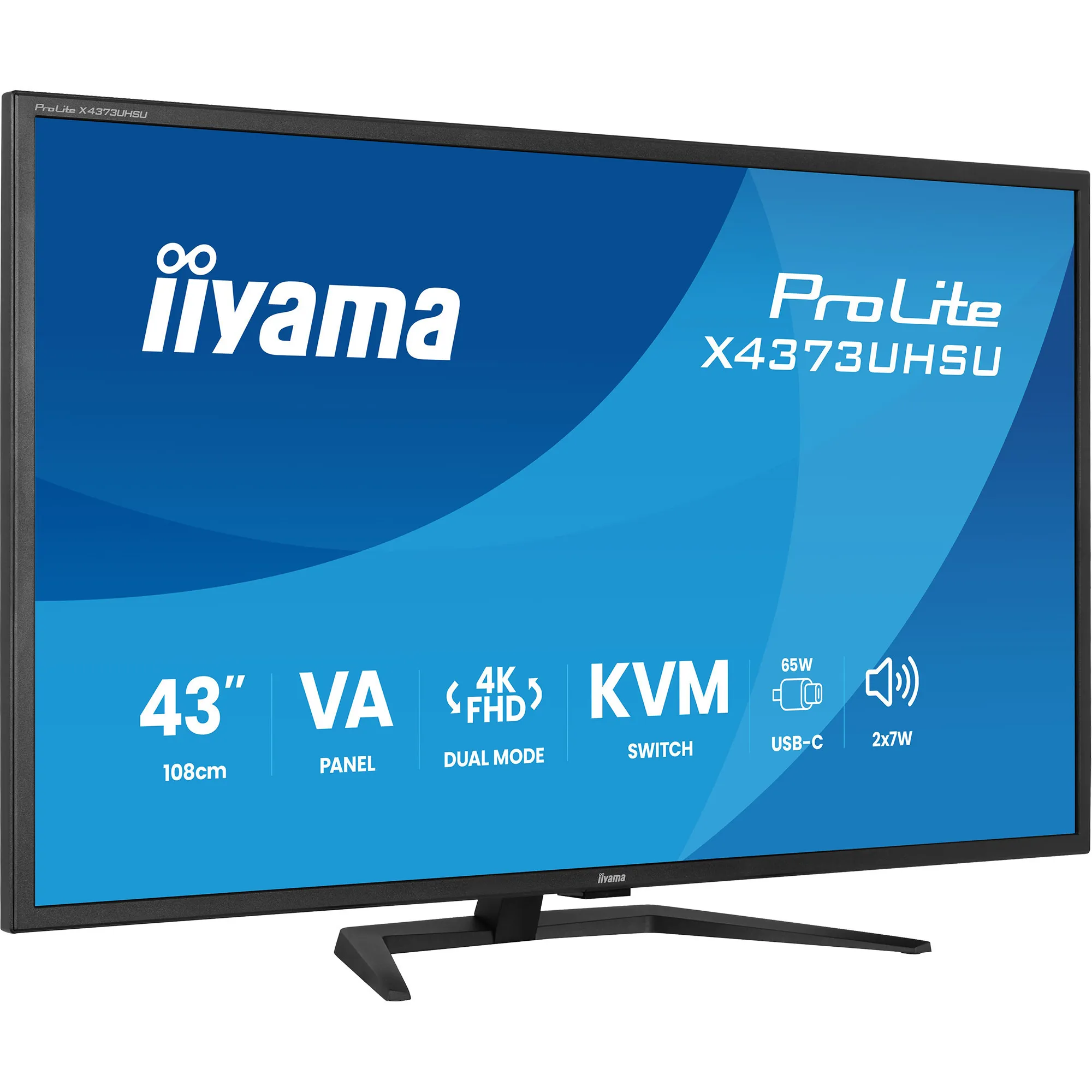 ProLite X4373UHSU-B2, Monitor LED - immagine 1