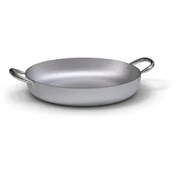 Tegame Alluminio (32cm) PROFESSIONALE SERIE 7000 Silver naturale 7008 32 - immagine 1