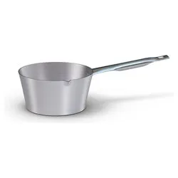 Casseruola Alluminio (24cm) 1 manico PROFESSIONALE SERIE 7000 Silver naturale 7030 24 - immagine 1