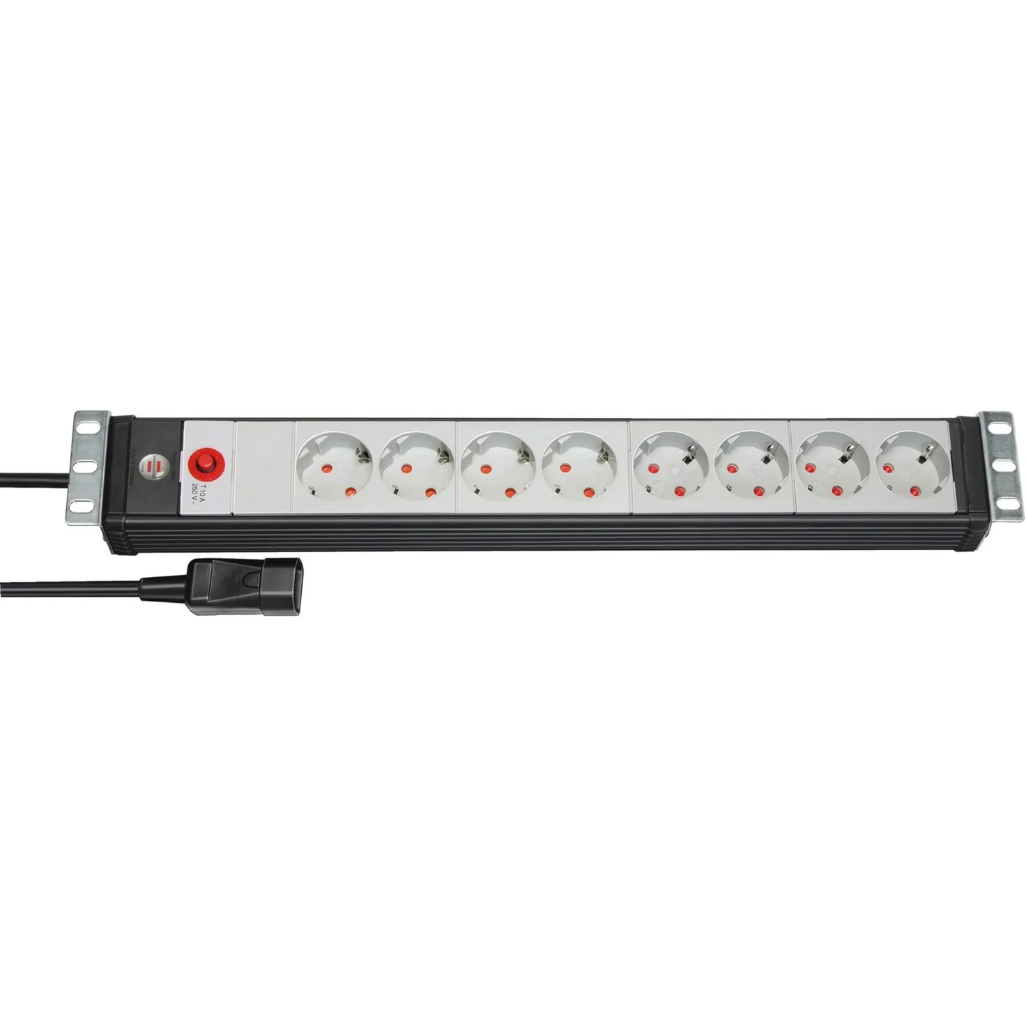 1156057128 prolunghe e multiple 3 m 8 presa(e) AC Interno Nero, Ciabatta - immagine 1