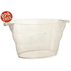 Secchiello portaghiaccio Plastica (47x29x24cm) per 2 bottiglie CRYSTAL Trasparente 2594047 - immagine 1