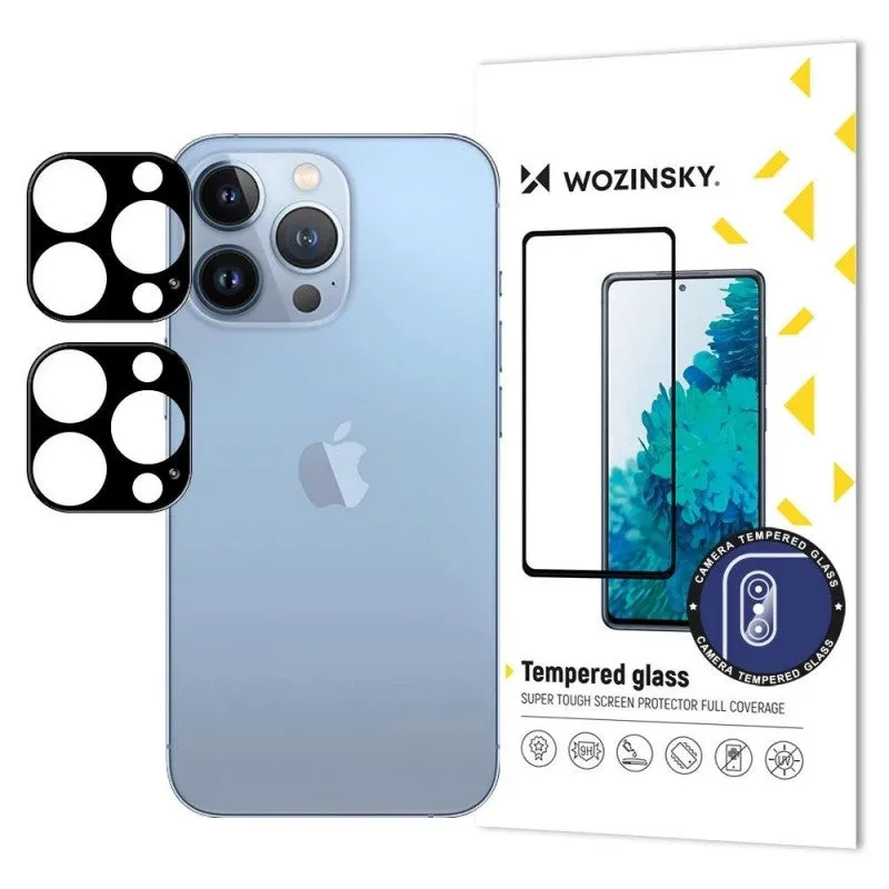 Pellicola Protettiva Posteriore WZK per Apple iPhone 17 Pro Max, Vetro Temperato, Set 2 pezzi, Nera - immagine 1
