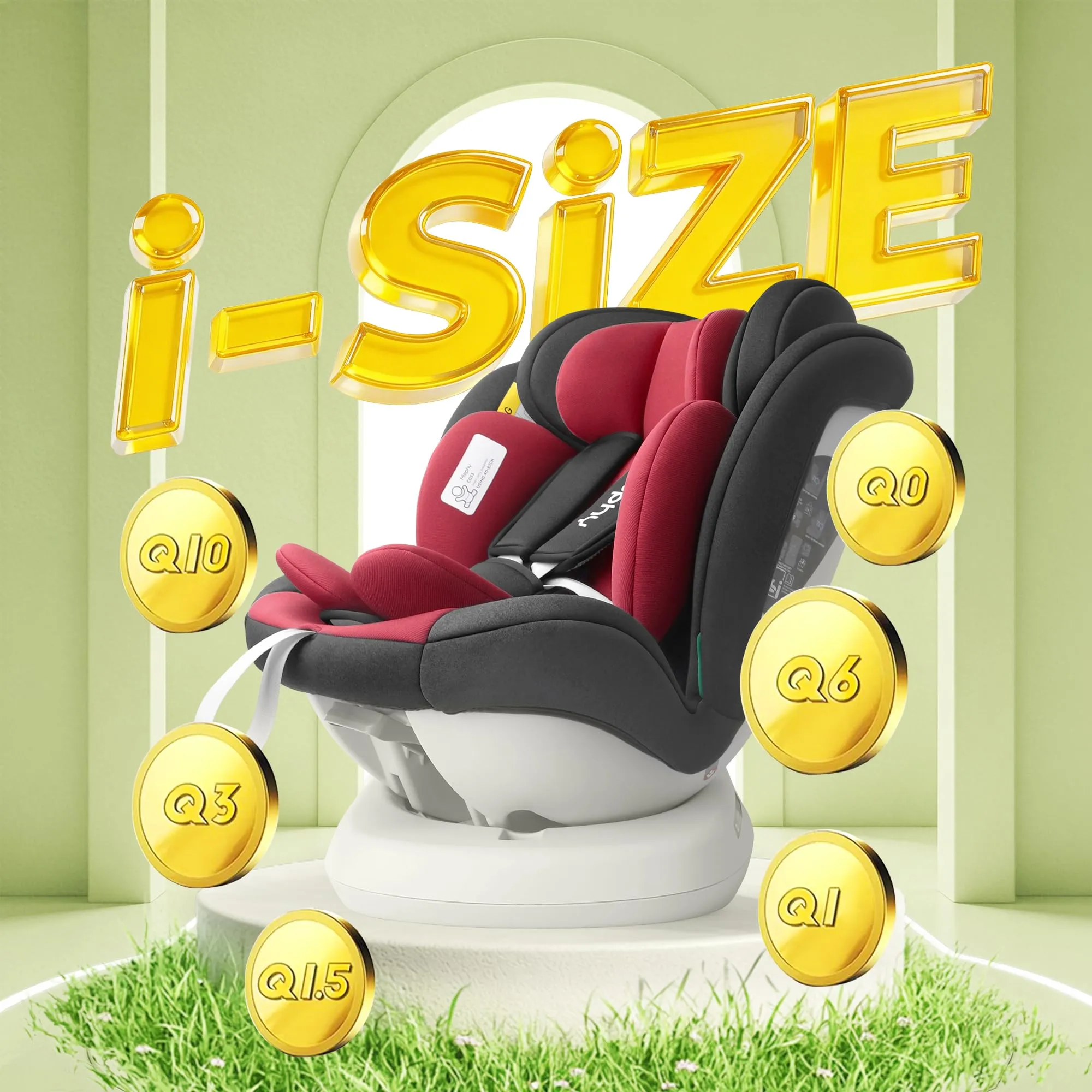Miophy 360 Girevole I-size Seggiolino Auto Isofix, 40-150 cm, 0-12 anni - immagine 6