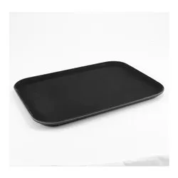 Vassoio antiscivolo Plastica (40x30,5cm) Nero 2330040 - immagine 1