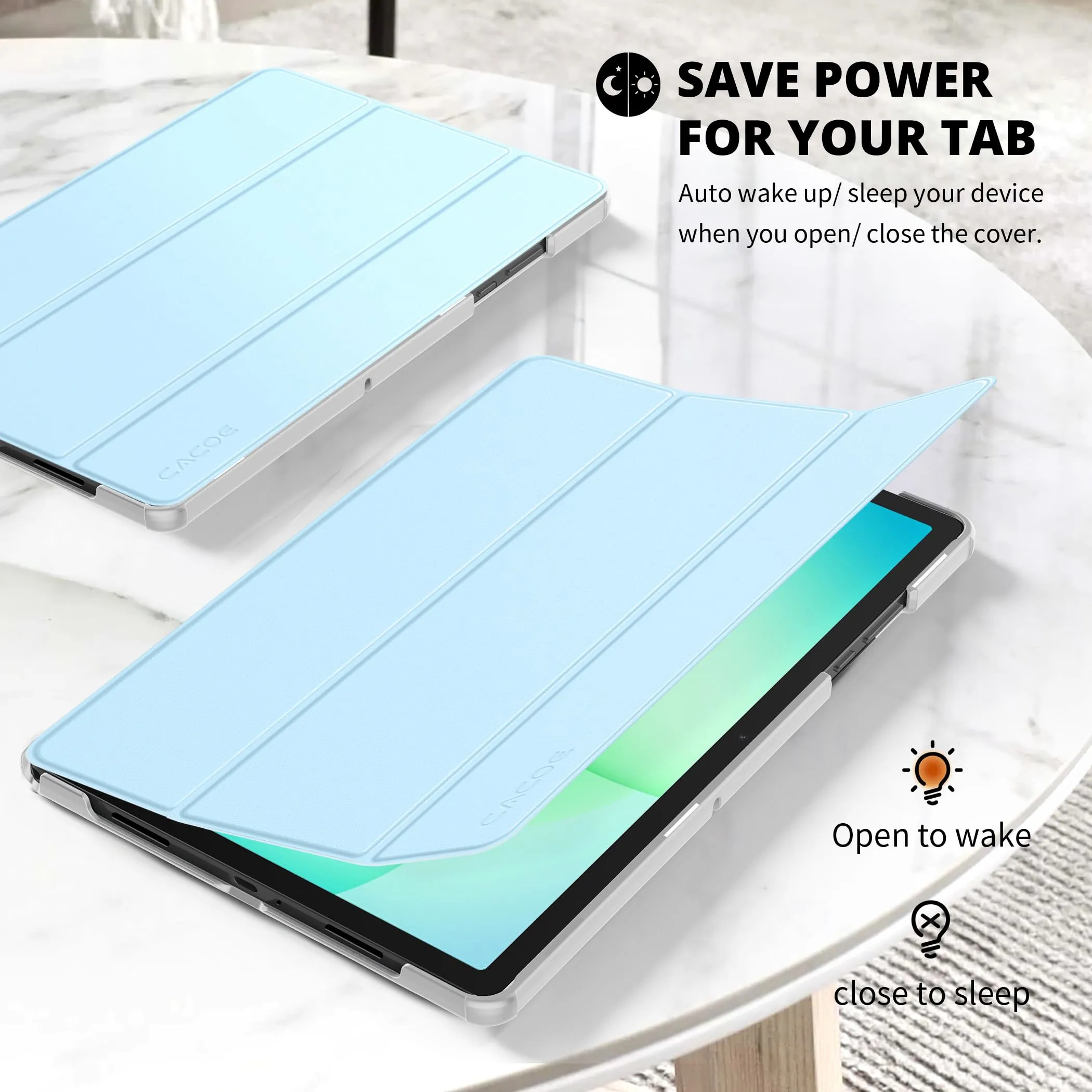 CACOE Cover Compatibile con Samsung Galaxy Tab A11+ Plus / A9+ 11 2025 - immagine 3