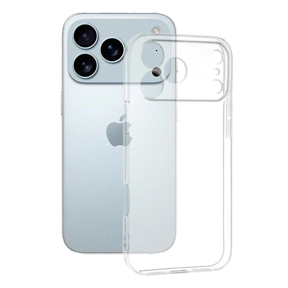 Custodia per Apple iPhone 17 Pro Max, Techsuit, Clear, Trasparente - immagine 1
