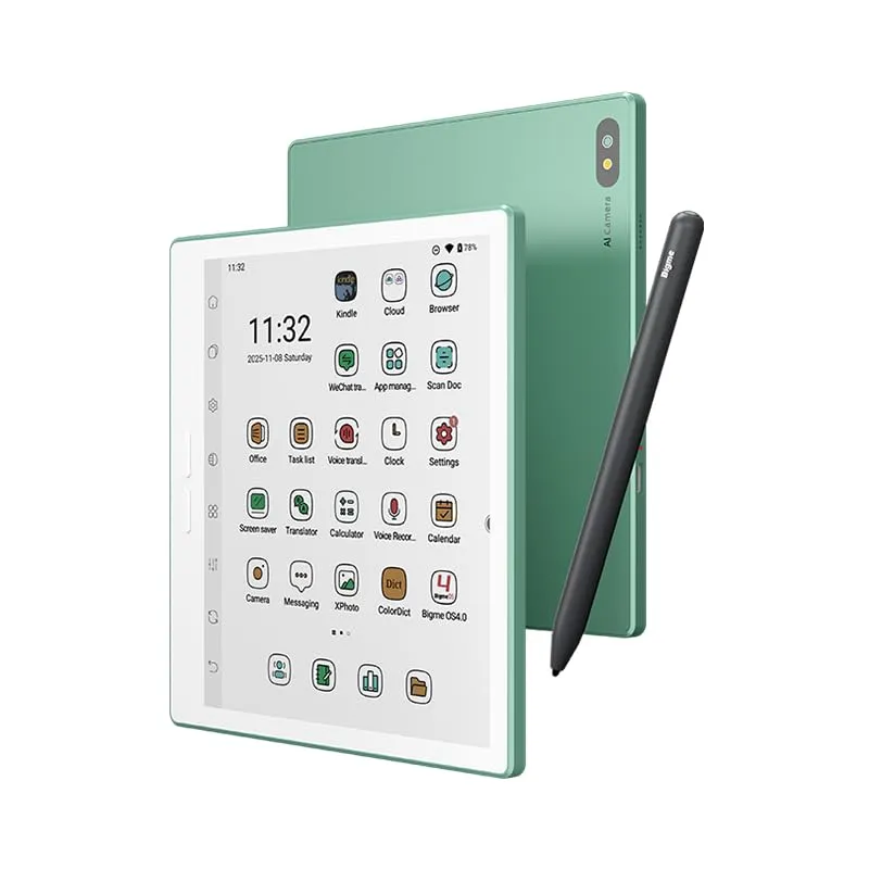 Bigme B7 Pro - Tablet ePaper a colori da 7 pollici con 8+128 GB di memoria e funzione telefonica 4G (verde) - immagine 1