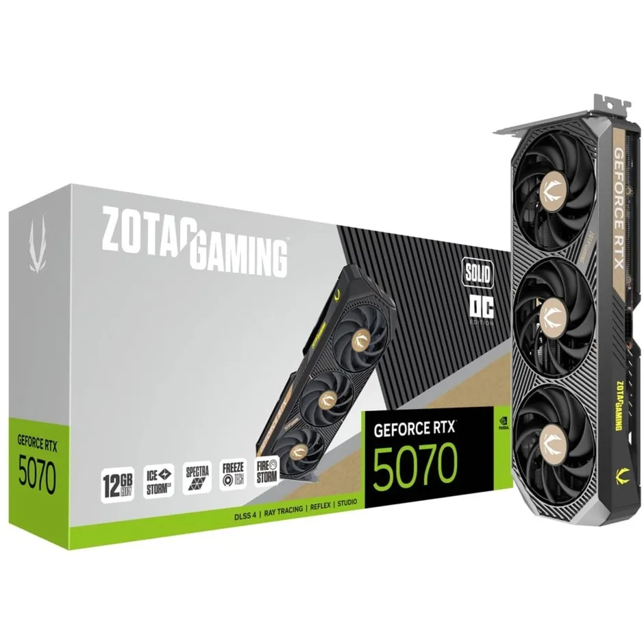 Geforce RTX 5070 SOLID OC, Scheda grafica - immagine 1