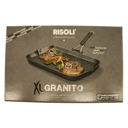 Bistecchiera Alluminio antiaderente (43x26cm) GRANITO Grigio scuro 0090GRL 43HS - immagine 1