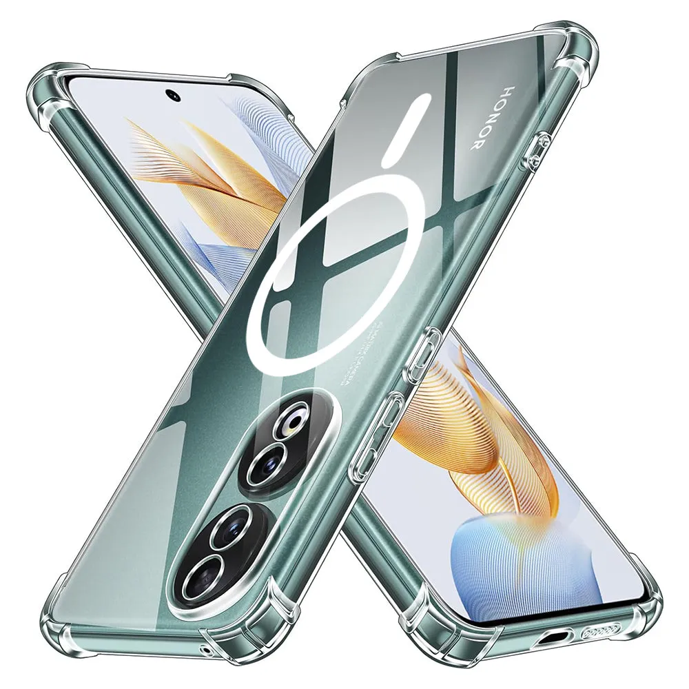 Custodia MagSafe per Apple iPhone 17, Techsuit, Antiurto, Trasparente - immagine 1