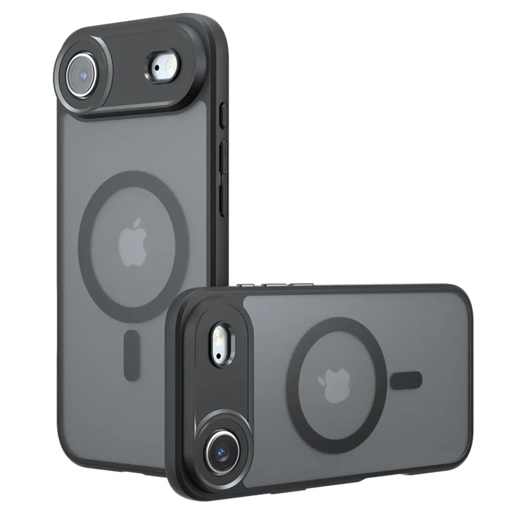 Custodia MagSafe per Apple iPhone 17 Air, Techsuit, PureFrost, Nero Satinato - immagine 1