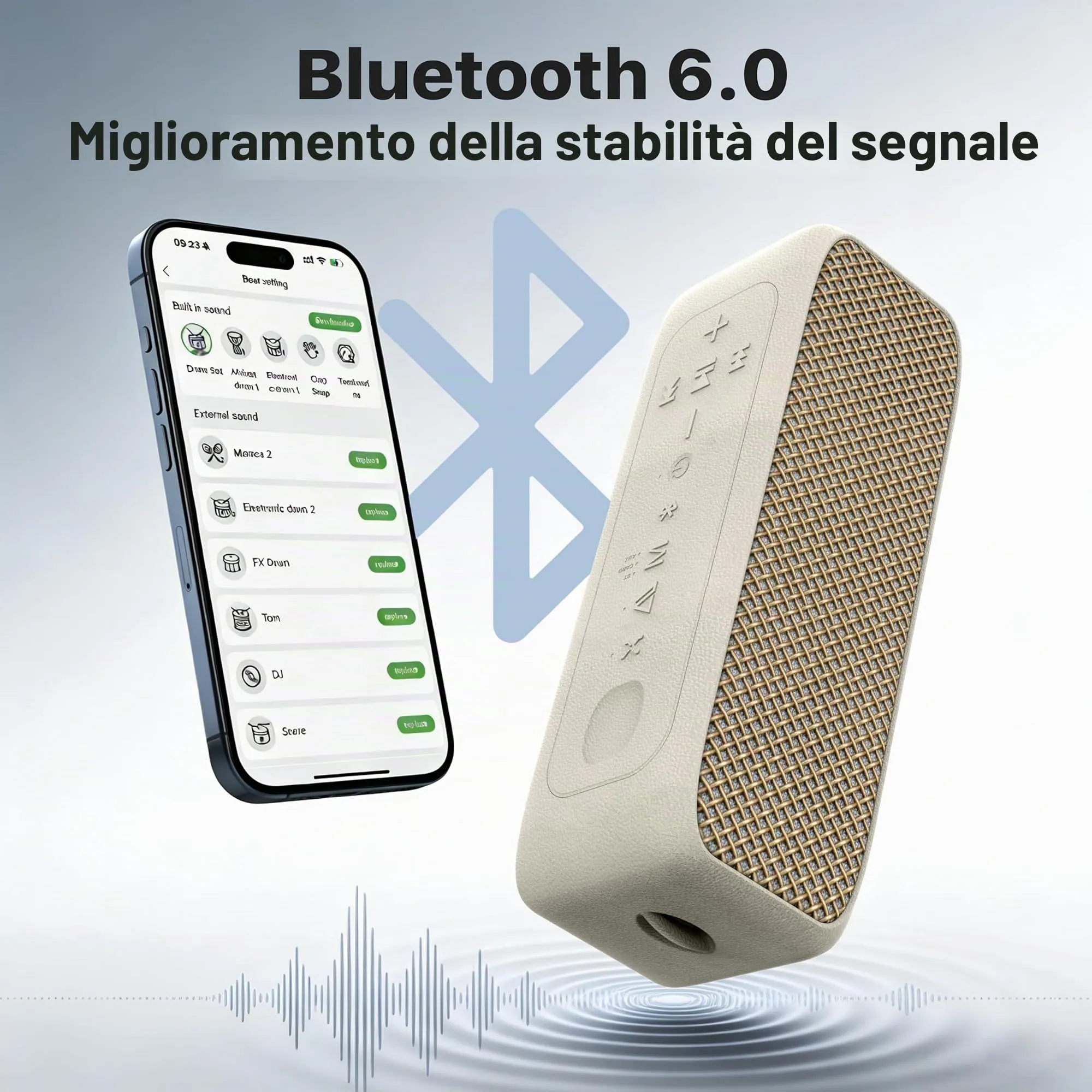JUOVI Cassa Bluetooth Portatile Impermeabile IP68 - immagine 3