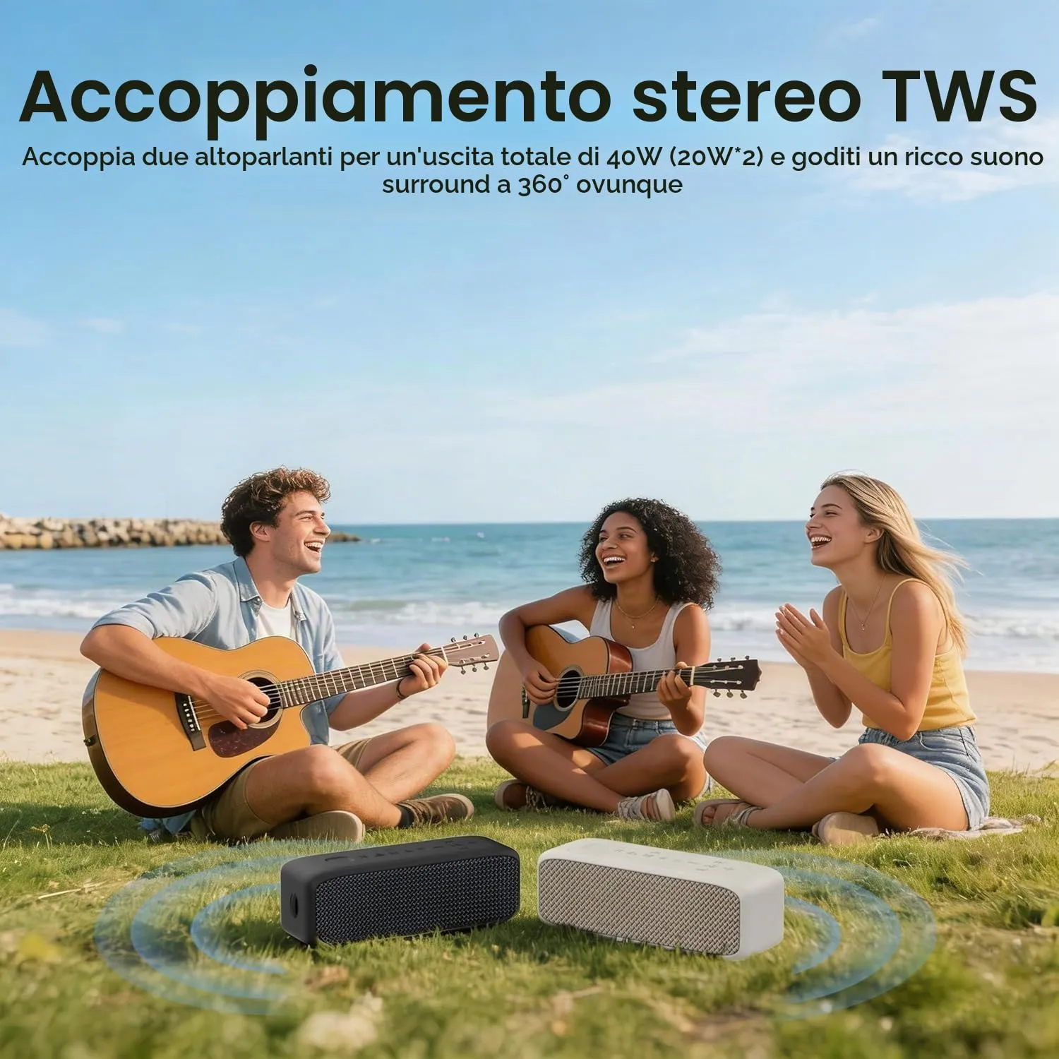 JUOVI Cassa Bluetooth Portatile Impermeabile IP68 - immagine 6