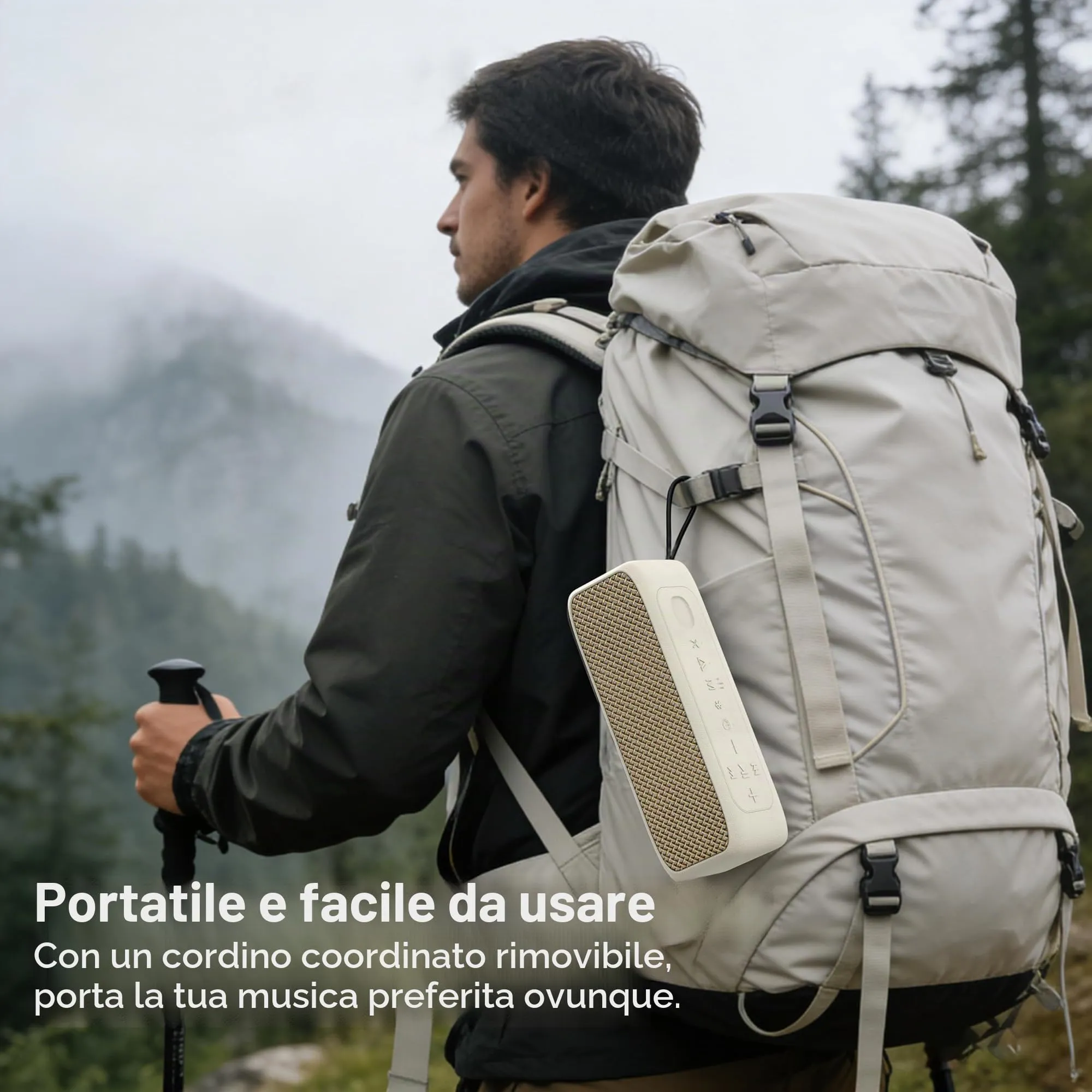 JUOVI Cassa Bluetooth Portatile Impermeabile IP68 - immagine 9