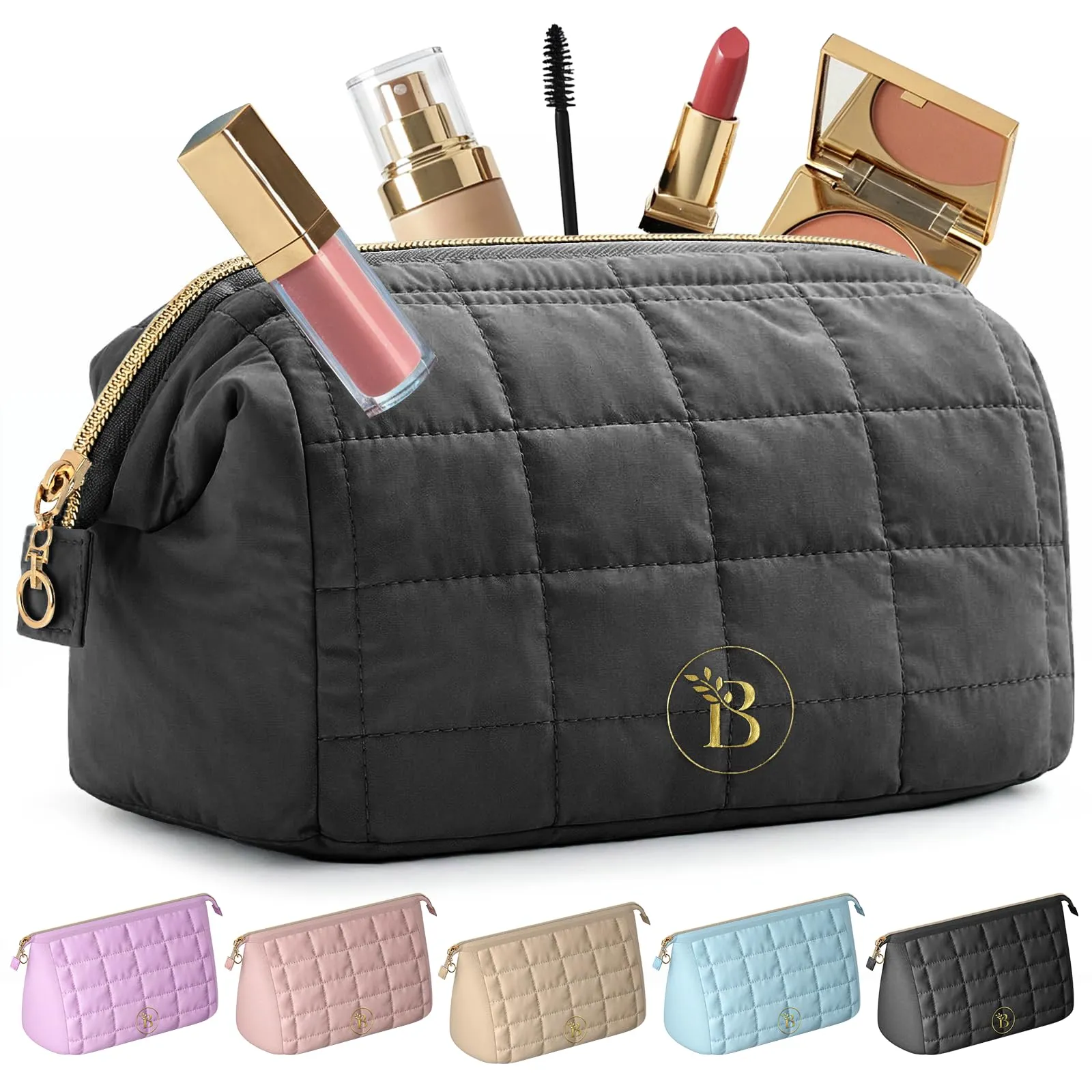 Make Up Bag - Porta Trucchi da Viaggio con Scomparti Interni - immagine 1