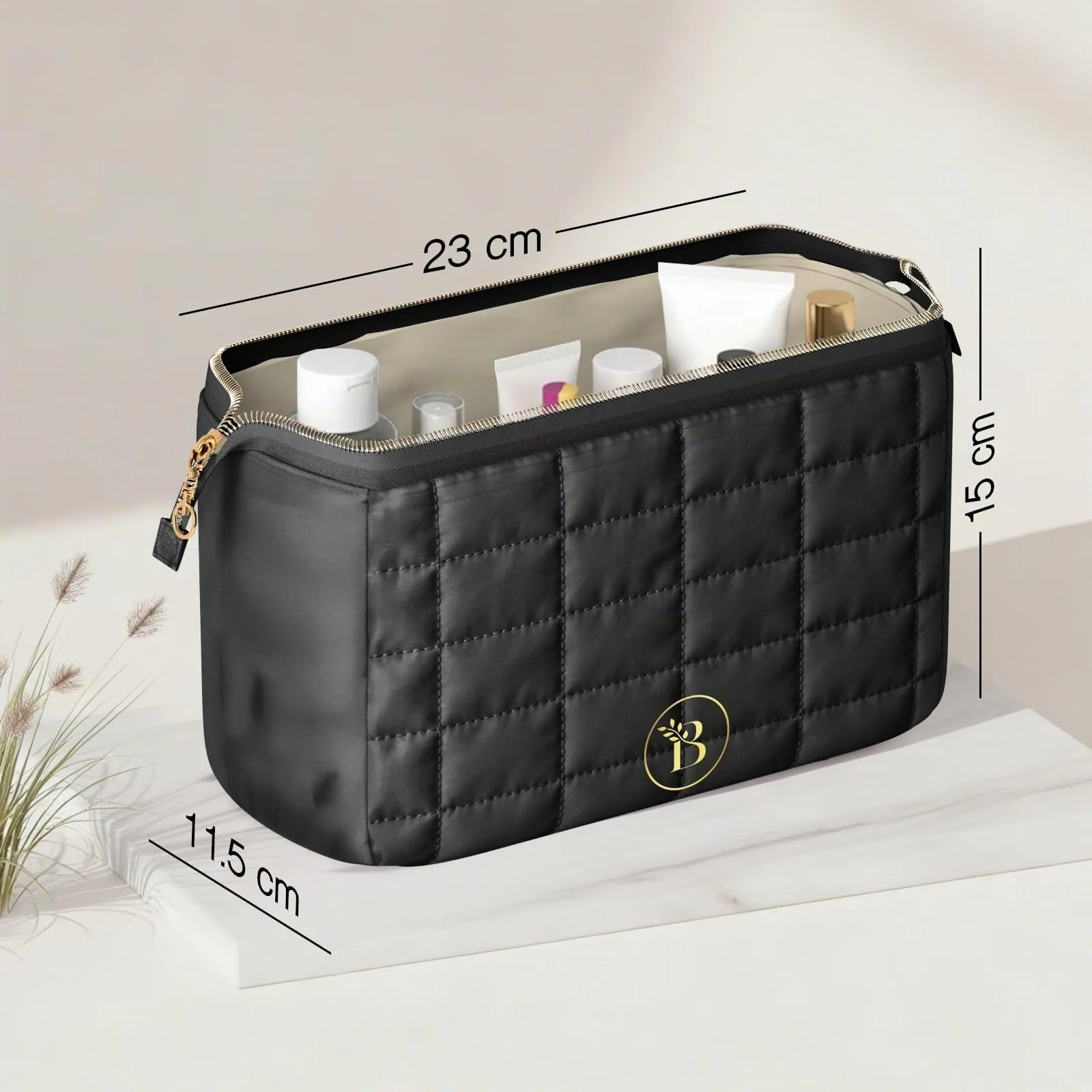 Make Up Bag - Porta Trucchi da Viaggio con Scomparti Interni - immagine 4