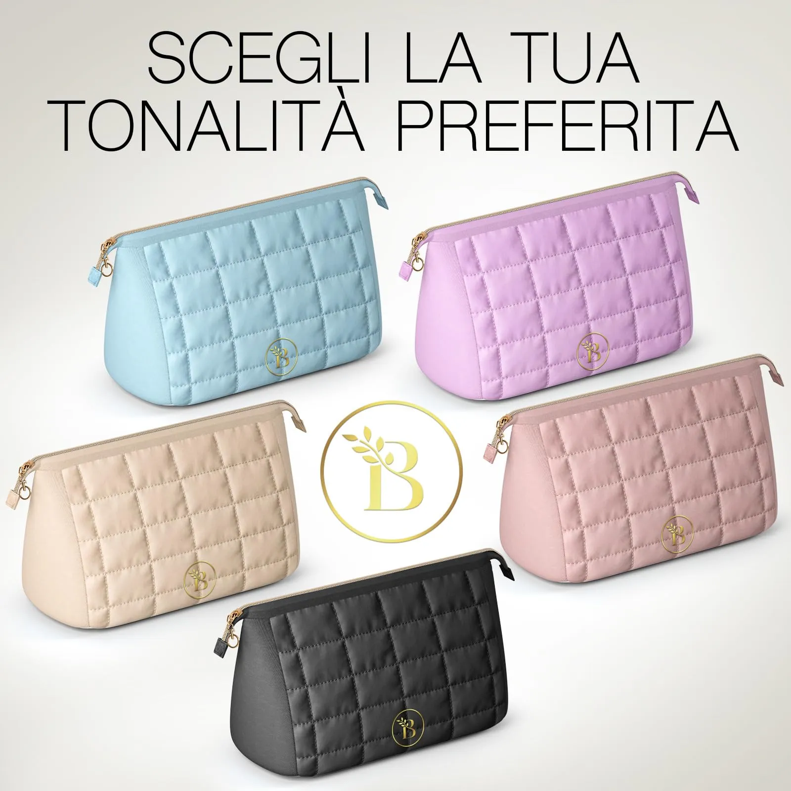 Make Up Bag - Porta Trucchi da Viaggio con Scomparti Interni - immagine 6