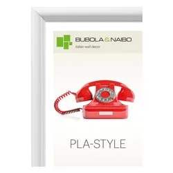 Cornice plastica (13x18cm) BASIC PLA STYLE Bianco PLA01 BI 04 - immagine 1