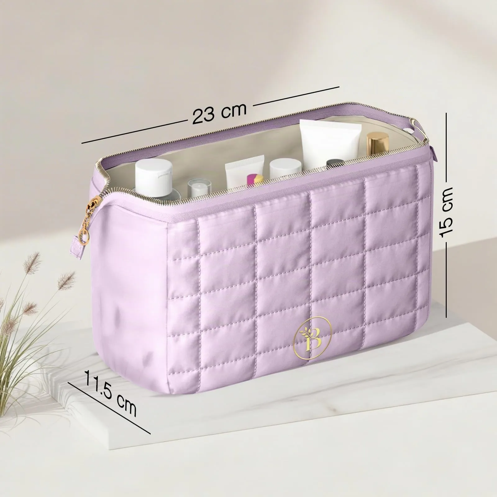 Make Up Bag - Porta Trucchi da Viaggio con Scomparti Interni - immagine 4