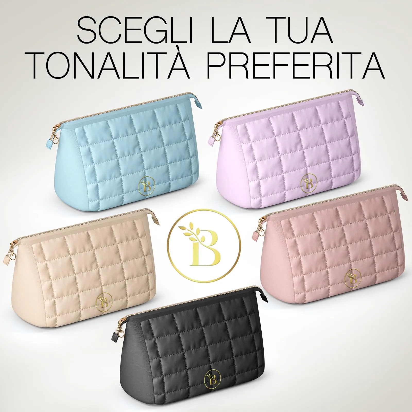 Make Up Bag - Porta Trucchi da Viaggio con Scomparti Interni - immagine 6