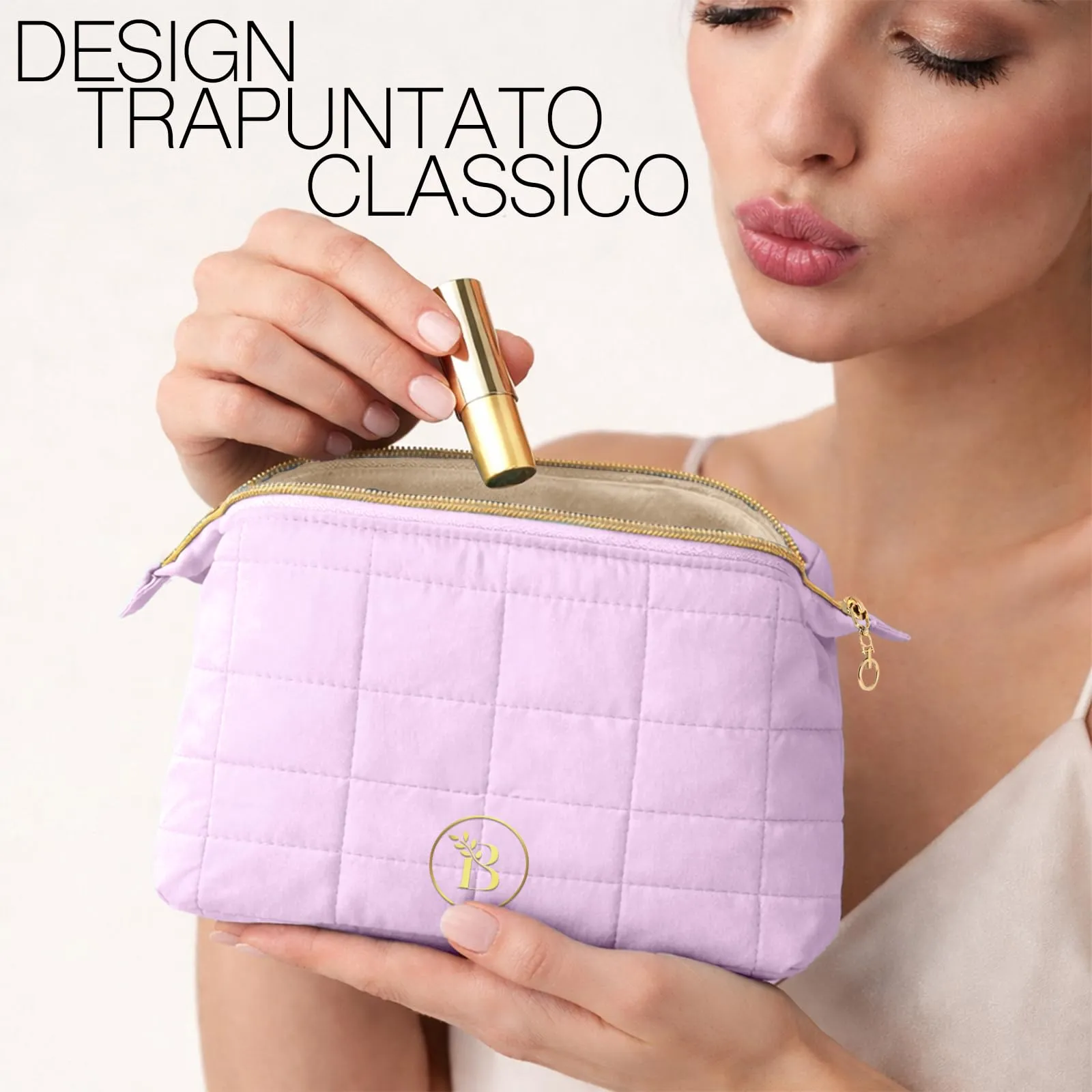 Make Up Bag - Porta Trucchi da Viaggio con Scomparti Interni - immagine 7