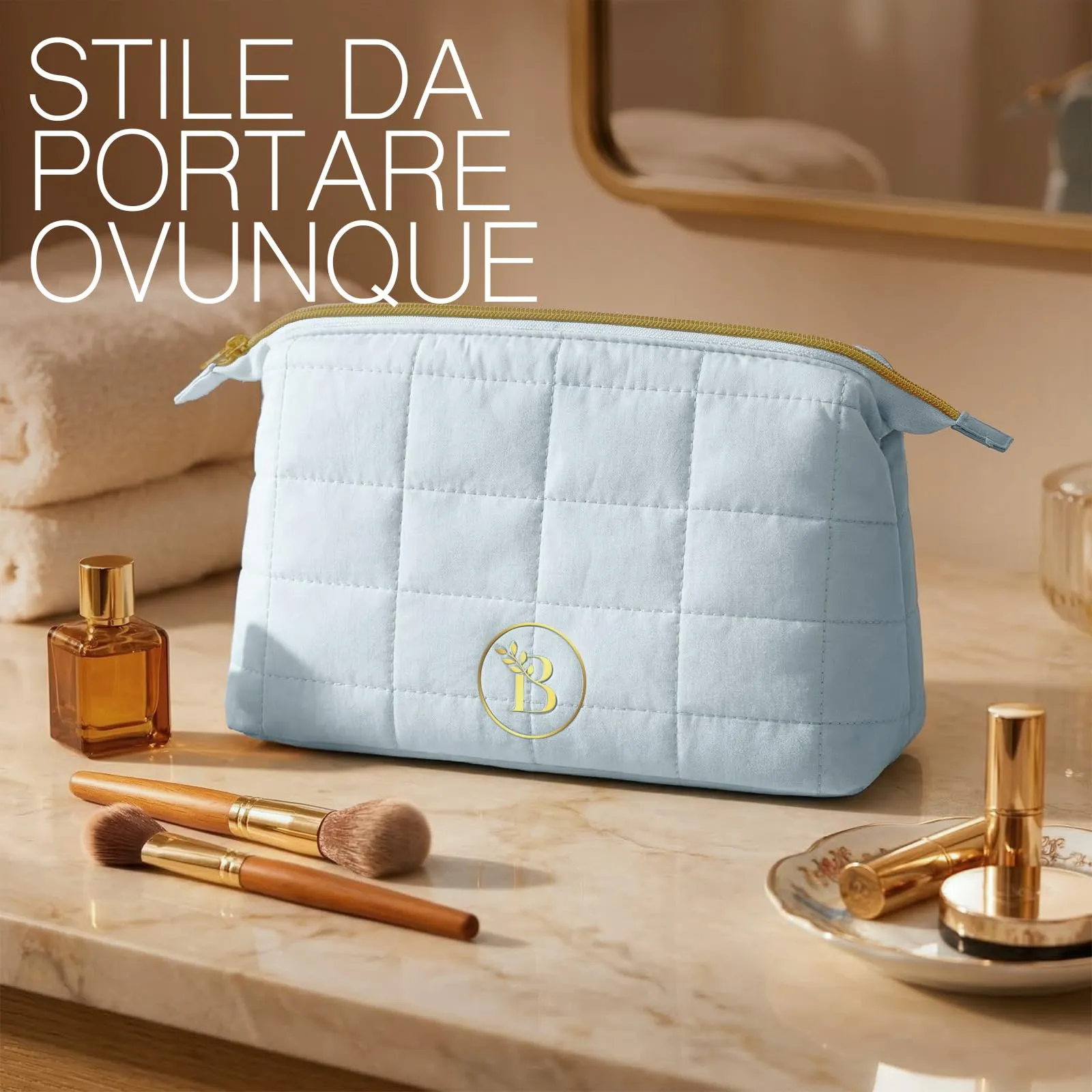 Make Up Bag Baby - Porta Trucchi da Viaggio con Scomparti Interni - immagine 3