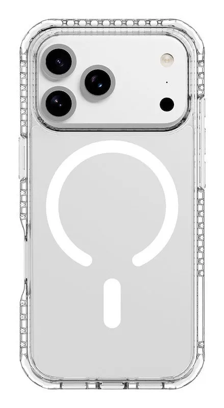 Cellularline Custodia iPhone 18 Pro Max Ultra Strong Magsafe Trasparente - immagine 1
