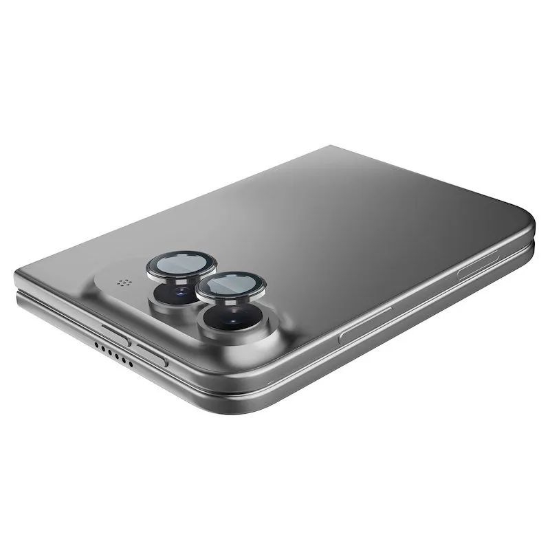 Cellularline Camera Lens Ring per iPhone Duo Trasparente - immagine 1