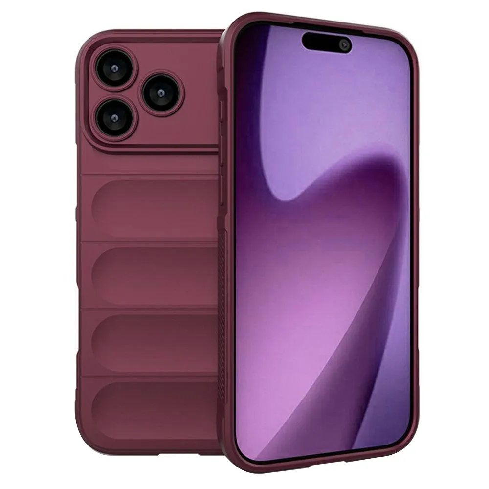 Custodia per Apple iPhone 17 Pro Max, Techsuit, Magic Shield, Bordeaux - immagine 1