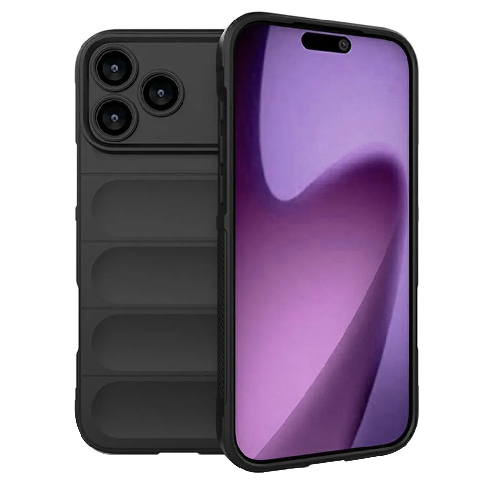 Custodia per Apple iPhone 17 Pro Max, Techsuit, Magic Shield, Nera - immagine 1