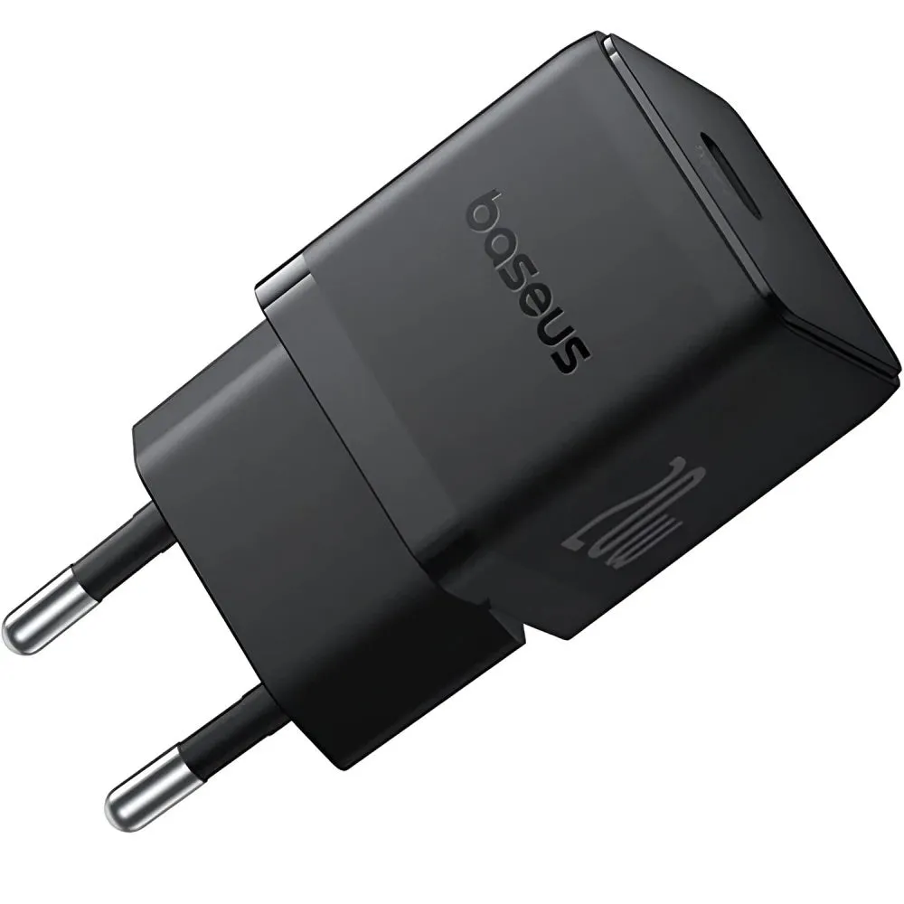Caricabatterie Rete Baseus Palm, 20W, 3A, 1 x USB-C, Nero P10111602113-00 - immagine 1