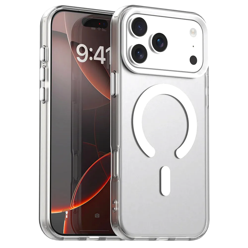 Custodia MagSafe per Apple iPhone 17 Pro Max, Techsuit, CandyCase, Bianca - immagine 1