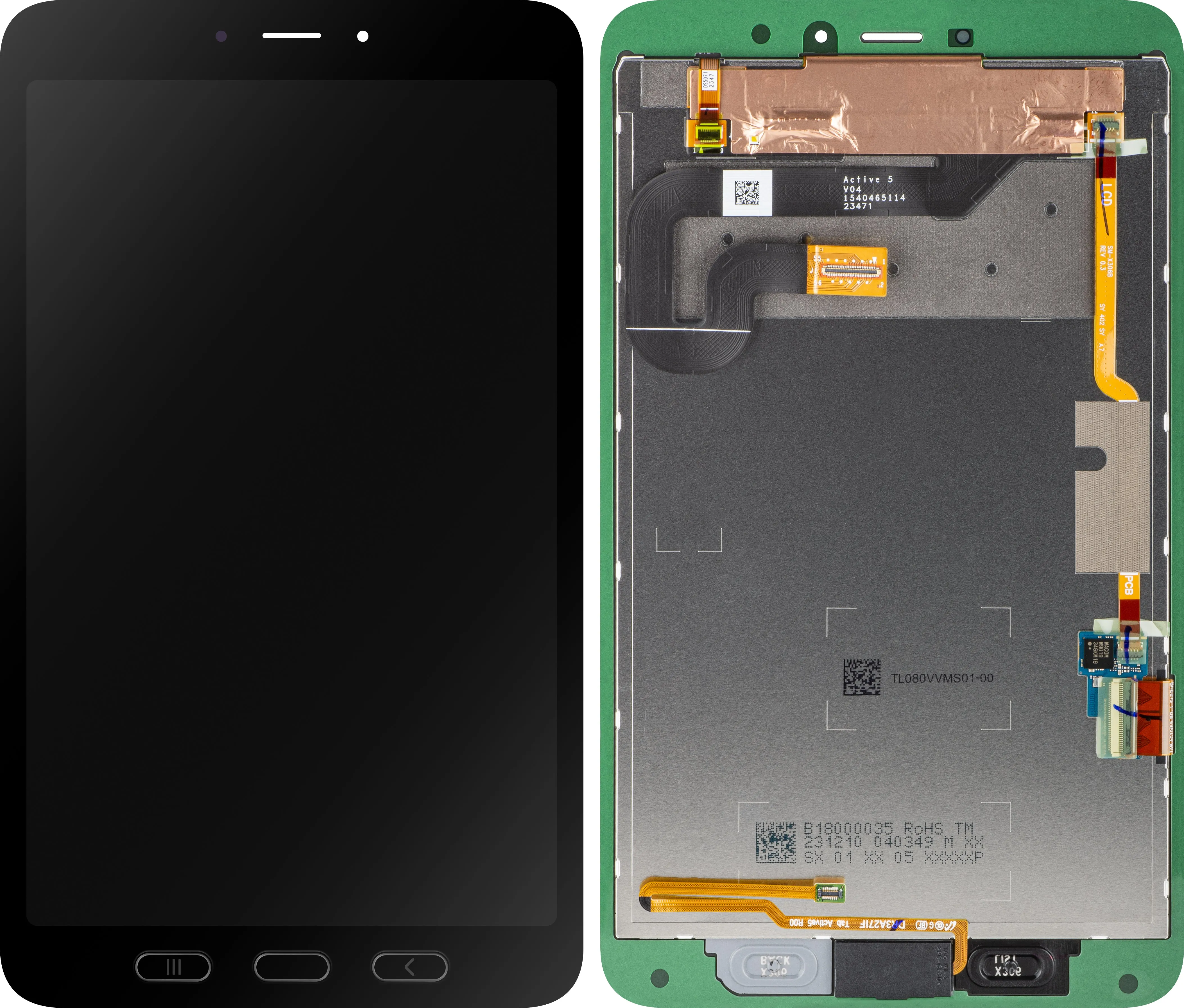 Display con Touchscreen Samsung Galaxy Tab Active5 X306, Service Pack GH82-33847A - immagine 1