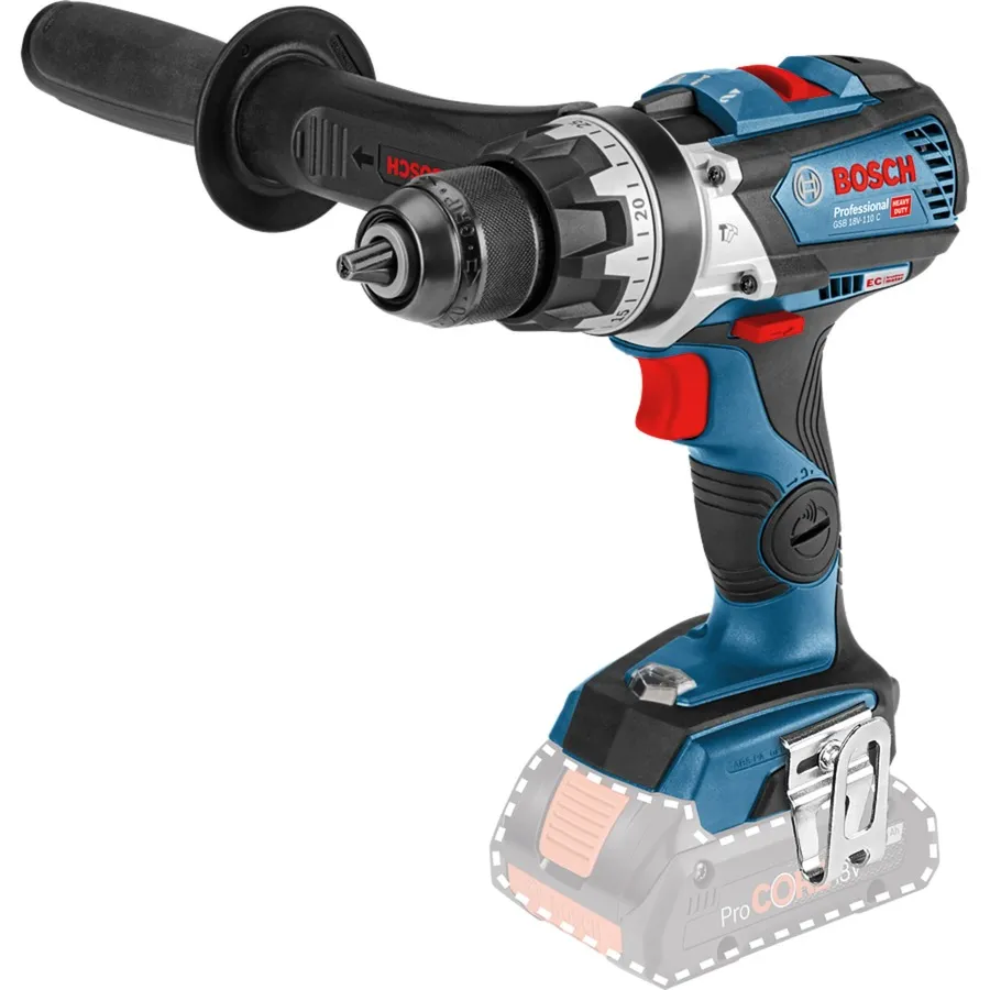 GSB 18V-110 C 2100 Giri/min Senza chiave 1,9 kg Nero, Blu, Cordless - immagine 1