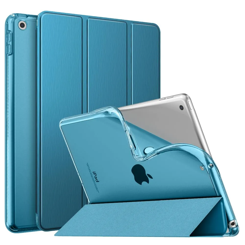 MoKo Cover per iPad 9a/8a/7a Gen 10,2" 2021/2020/2019, Blu Francese - immagine 1